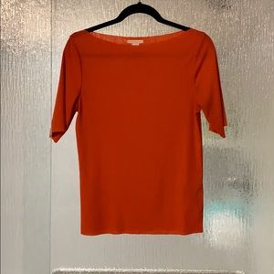 Orange H&M blouse